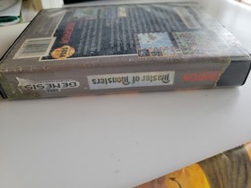 Master of Monsters (Sega Genesis, 1991) CIB, Tested Nice Cart, WATER DAMAGED BOX