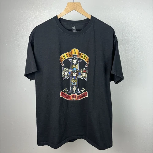 Vintage Y2K 2005 Guns N Roses T-Shirt Appetite For Destructi 2000s vintage concert t-shirt, vintage, size XL, single stitch, B+ condition