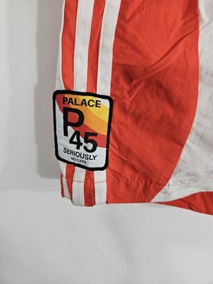 Palace x Adidas SunPal P45 Soccer Skate Shorts Orange Mens Large