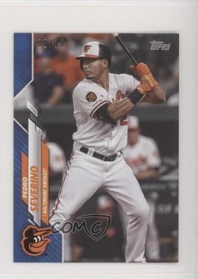 2020 Topps Mini Blue 8/10 Pedro Severino Anthony Santander ( Pictured) #652 0f4i