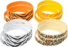 Rhode Island Novelty Rubber Safari Print Bracelets