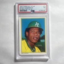 1983 Topps - All-Star Set Collector's Edition Rickey Henderson #33 PSA 7