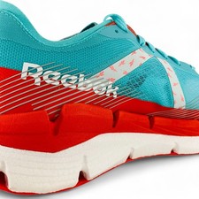 Reebok FloatZig X1 Aqua White Red Men's Running Shoes Sneakers 100210001 12