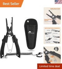 High-Performance Fishing Pliers with Sheath, Lanyard Corrosion Protection