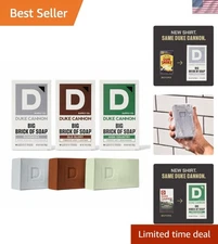 Frontier 30 Luxury Soap Variety Pack - 3 Extra Large Bars with Masculine Scents