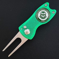 Colorado State Rams Switchblade Divot Repair Tool 2-Sided Golf Ball Marker