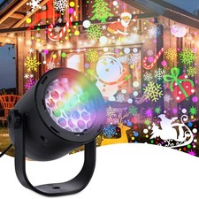 Christmas Light 16 Slides Mini Indoor Disco Red / Grey / Blue