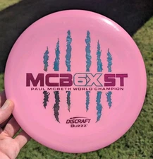 Discraft Paul Mcbeth ESP 6x Claw Buzzz 174g lightly used 9/10 