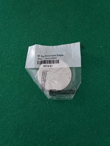 2002 American Silver Eagle Dollar $1 Uncirculated Coin (Company Sealed)