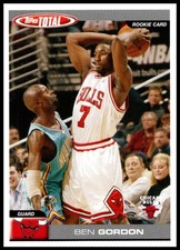 2004 Ben Gordon Rookie Topps BASKETBALL #321 Chicago Bulls