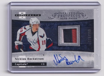 2007-08 Rookie Auto Patch Nicklas Backstrom Rookie Auto 178/199 Washington