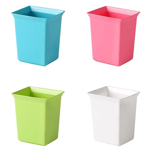 4 Pcs Trash Bins Stationary Holder Tiny Tabletop Recycle Can Mini