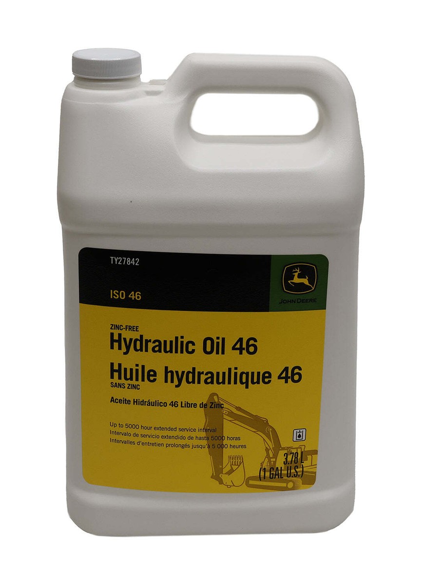 John Deere Original Equipment Zinc-Free Hydraulic Oil 46 John Deere Original Equipment Zinc-Free Hydraulic Oil 46