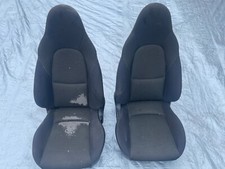 2001-2005 Mazda Miata Mx-5 Oem Black Cloth Seats Pair 01-05 2001-2005 Mazda Miata Mx-5 Oem Black Cloth Seats Pair 01-05