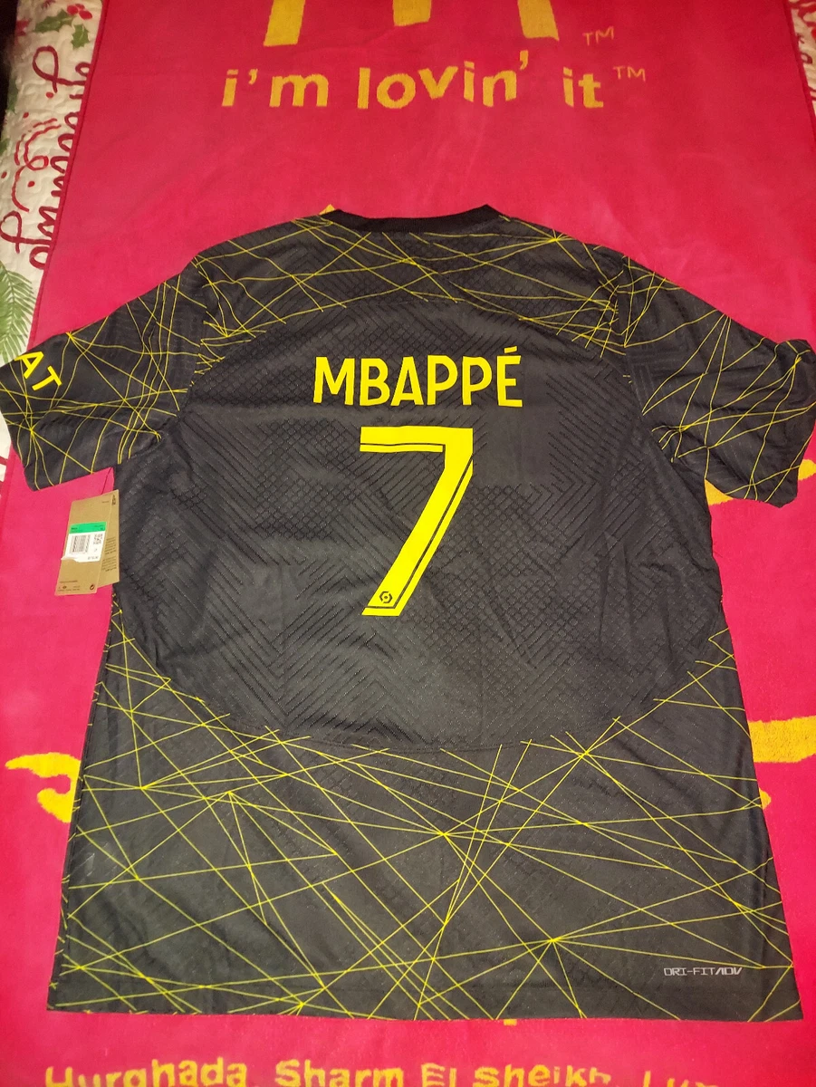 PSG Jersey 22/23 4th Jordan Authentic Mens XL Paris Saint Germain Kylian  Mbappe