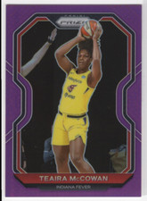 2021 Panini Prizm WNBA Prizms Purple #57 Teaira McCowan /99 - NM-MT