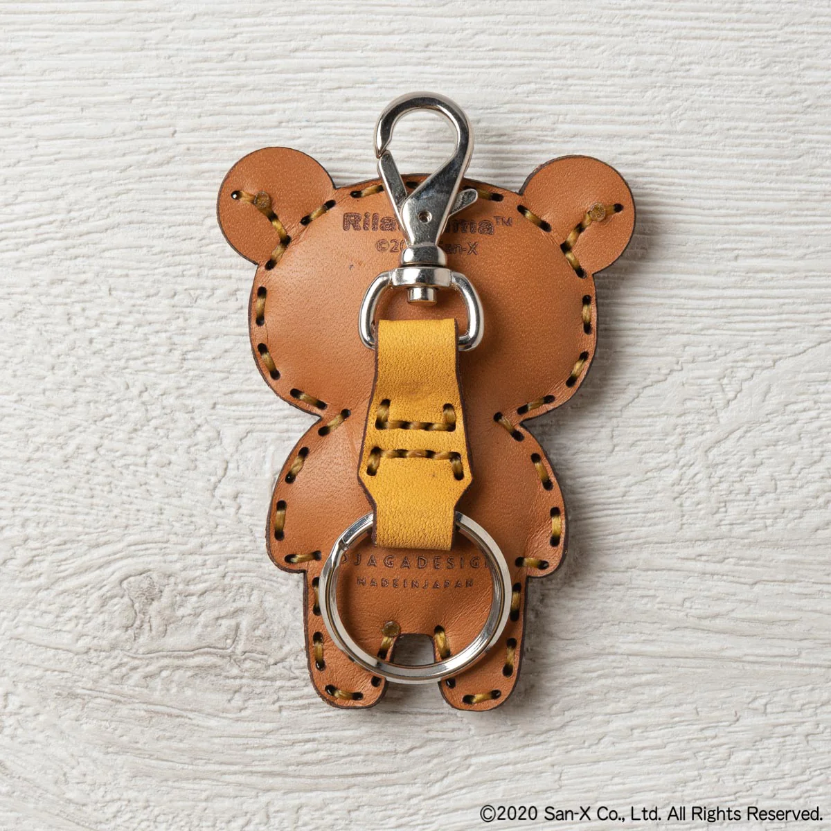 OJAGA DESIGN X Rilakkuma Leather Keychain (from Japan) | eBay
