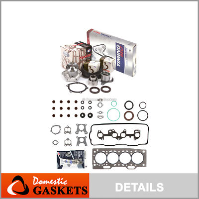 Head Gasket Set Timing Belt Kit Water Pump Fit 84-97 Toyota Tercel 1.5 3E 3EE
