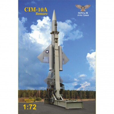 Sova Model 72060 Boeing CIM-10 Bomarc Missile 1/72 Scale Model Kit 1958 Year