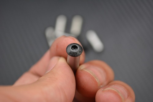 Knife Handle Bolt Rivets 12.9 Steel Scale Screw Fastener Nut DIY Making Material - Picture 9 of 22