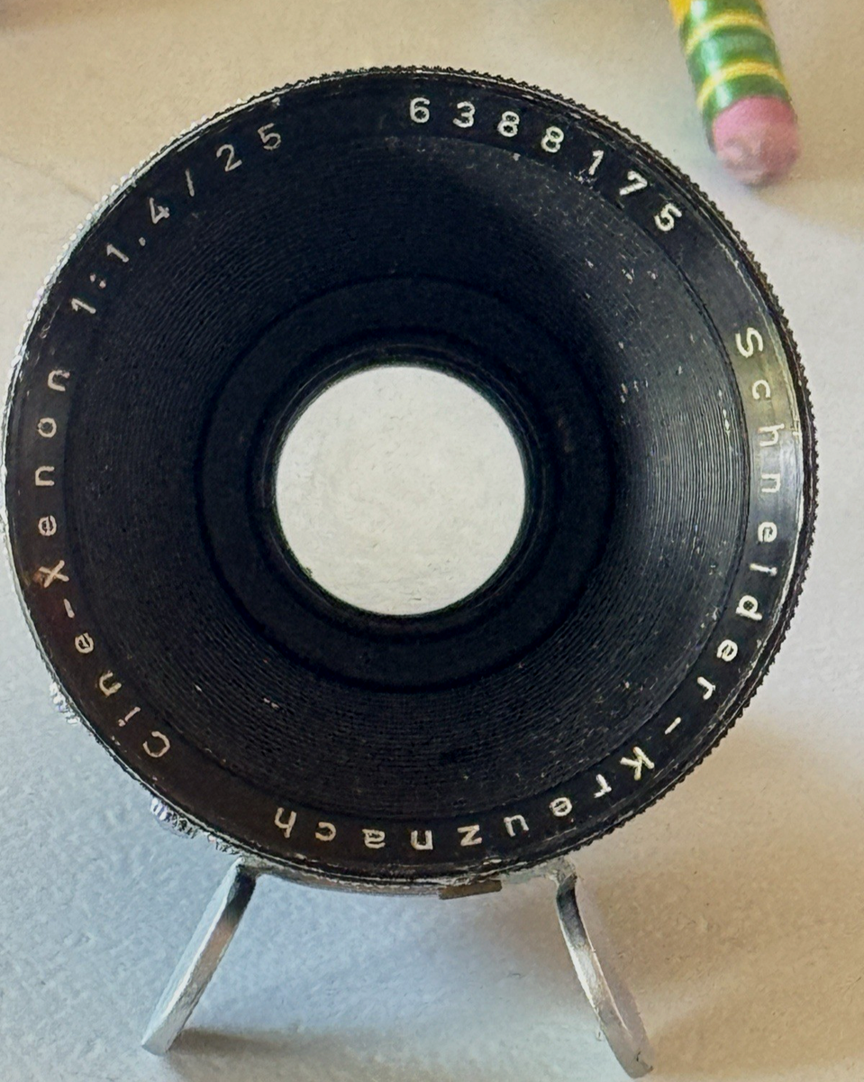 ドイツ製SchneiderKreuznach25mm F1.4 Arriflex Schneider-Kreuznach 25mm f1.4 Xenon Arriflex standard mount | eBay