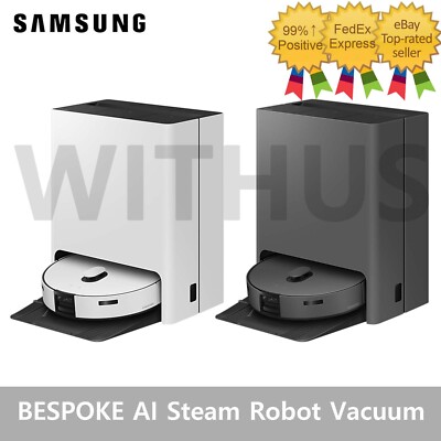 SAMSUNG BESPOKE AI Steam Robot Vacuum Cleaner VR7MD97716G VR7MD97716H - AC 220V