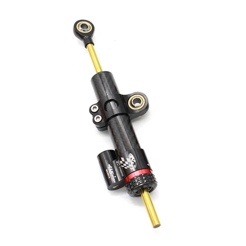 Universal Motor Carbon Fiber Steering Damper Stabilizer For Yamaha Honda Ducati - Picture 8 of 10