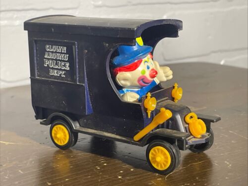 Vintage 1981 Mego Rare Clown Around Police Car! With Clown!