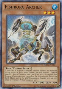 Fishborg Archer - MP14-EN122 - Common - 1st Edition x3 - Near Mint