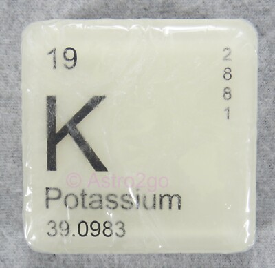 PERIODIC TABLE ELEMENT ''K'' POTASSIUM NOVELTY HAND BATH SOAP-4 oz JUST BUBBLY NEW