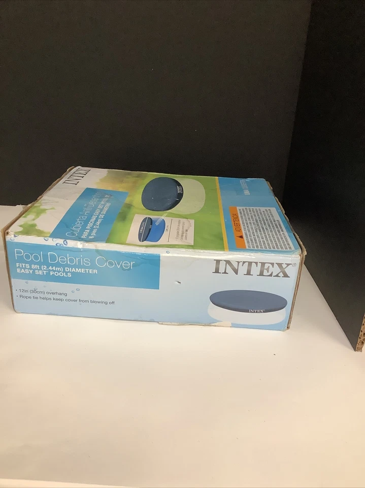 Intex 7 Foot Above Ground Pool Round Cover - Image 2 of 3