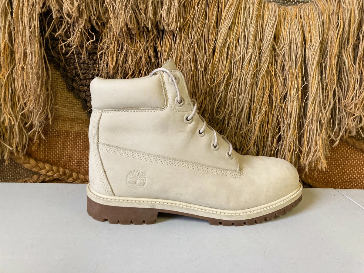 Cream timberland clearance