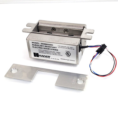 Hager Heavy Duty Electric Door Strike 2930 CYL for Cylindrical/Mortise Exit