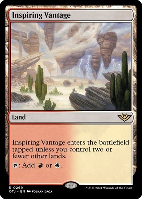 Inspiring Vantage 269 LP Foil Outlaws of Thunder Junction MTG EN