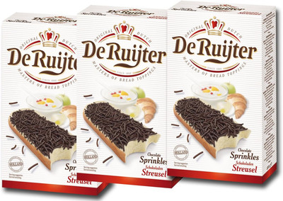 De Ruijter Dunkle Schokoladenstreusel 14 oz (400 g)