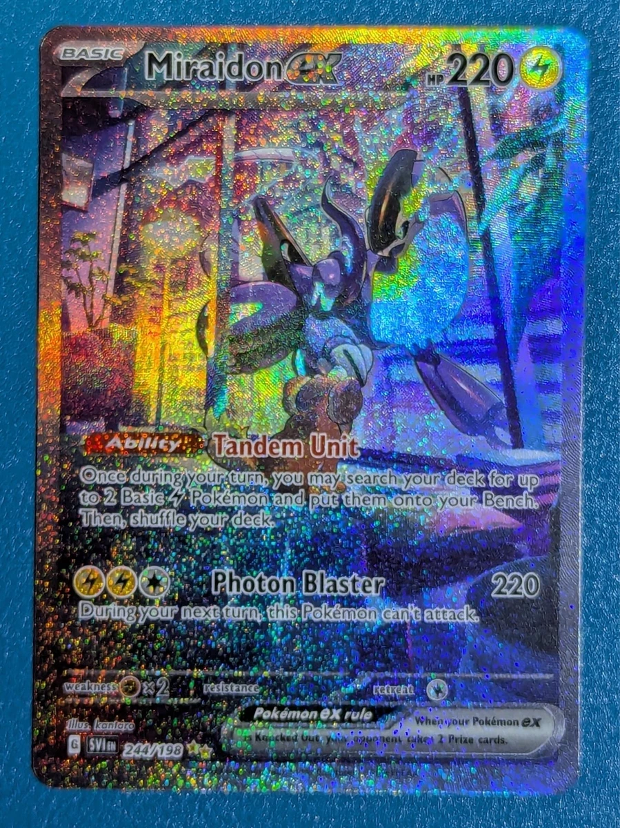 25+ Miraidon Ex 244/198 SV01: Scarlet & Violet Base Set for sale