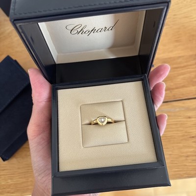 Chopard Happy Diamonds Herz Ring 18 Karat Gold, ca. Größe ''J''