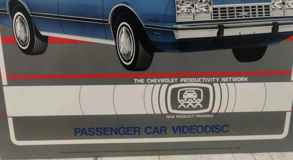 1983 Passenger cars Chevy product training laserdisc dealership tools Foto 3 de 4