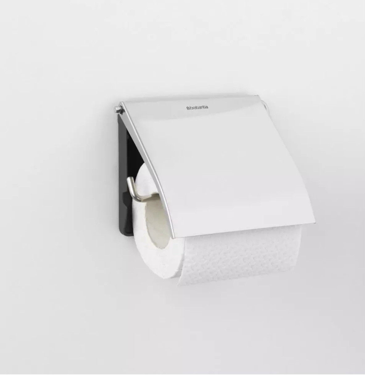 Brabantia Toilet Roll Holder Metal, Brilliant Steel , 414589