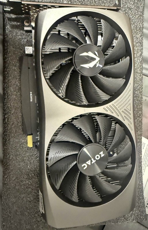 ZOTAC GeForce RTX 4060 8GB Twin Edge OC Graphics Card Used