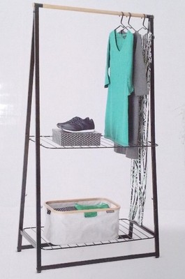 Brabantia Kleiderständer Linn Freistehend Zwei verstellbare Ablagen'',