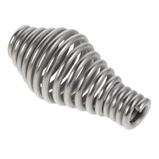 Reusable Stainless Steel Fire Stove Spring Handle One Sided Tapered Grip