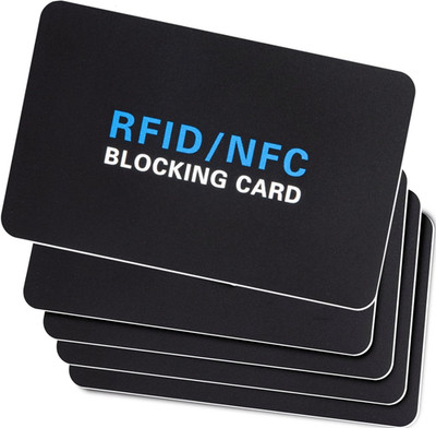 5-Pack RFID Blocking Cards | Contactless NFC/RFID Credit Card & Passport Protect