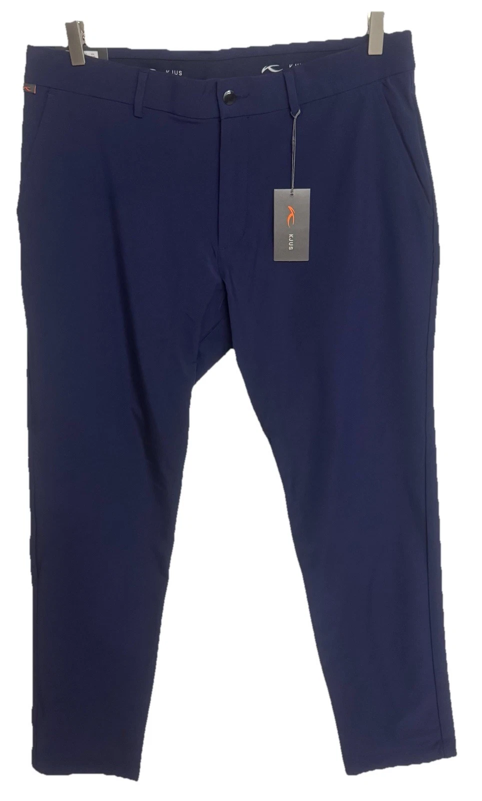 KJUS Mens 38 X 32 JAVIER PANTS NAVY PERFORMANCE GOLF TAILORED FIT