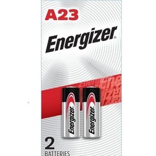 Energizer A23 Battery 12Volt 23AE 21/23 GP23 23A 23GA MN21 2 Pack Sealed