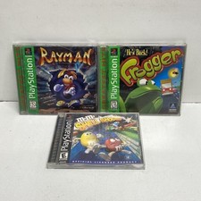 Rayman Frogger M&M's Shell Shocked 3 PlayStation Game Lot CIB PS1