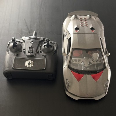 Lamborghini Sesto Elemento Remote Control Car Silver Red Black Toy