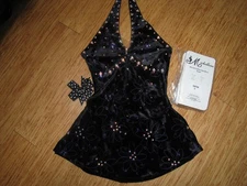 Mondor Girl ice skating dress comes with new over boot