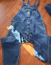 Liberty Bib Overalls Men 46x30 Denim Dungarees Farmer Carpenter Workwear Utility