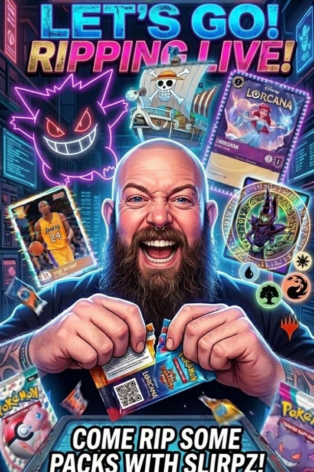 $1 STARTS! / POKEMON / ONE PIECE / YU-GI-OH / MTG / LORCANA and SPORTS
